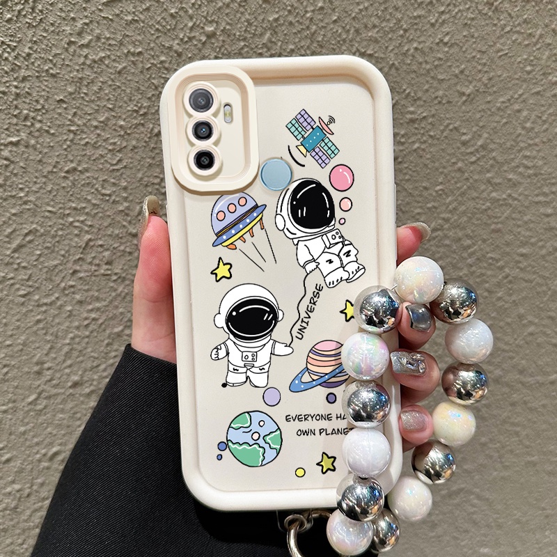 Casing Hp Untuk OPPO A53 2020 A33 2020 A53s A32 A11s Case NASA Softcase Gelang Kasing silikon Cesing