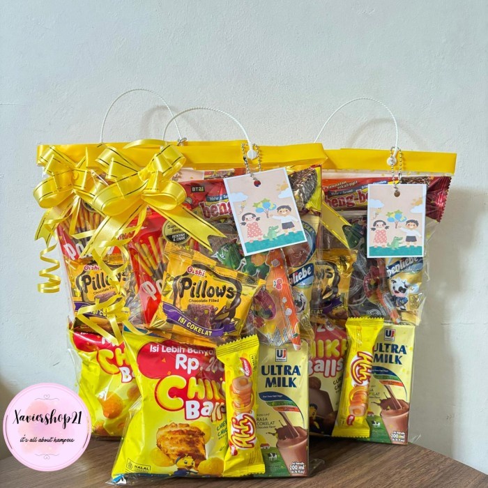 

Flashshow Paket snack ultah anak SUPER PREMIUM (POCKY dan INACO) / FREE CARD