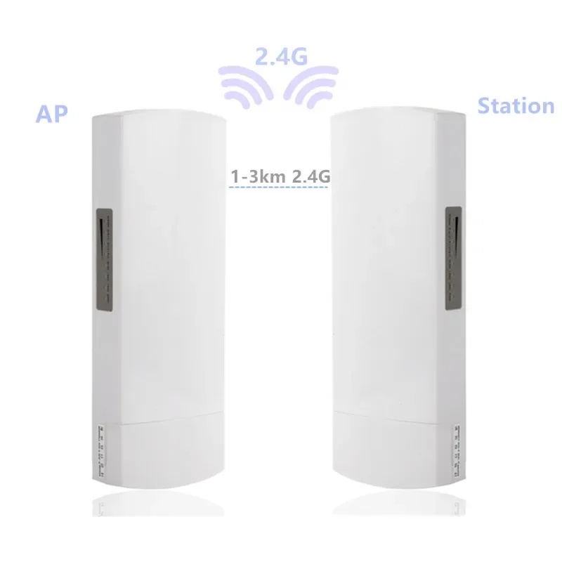 MCC 2 pieces 1-3km 300 Mbit open router CPE 2.4G wireless access point router Wi-Fi bridge device wi