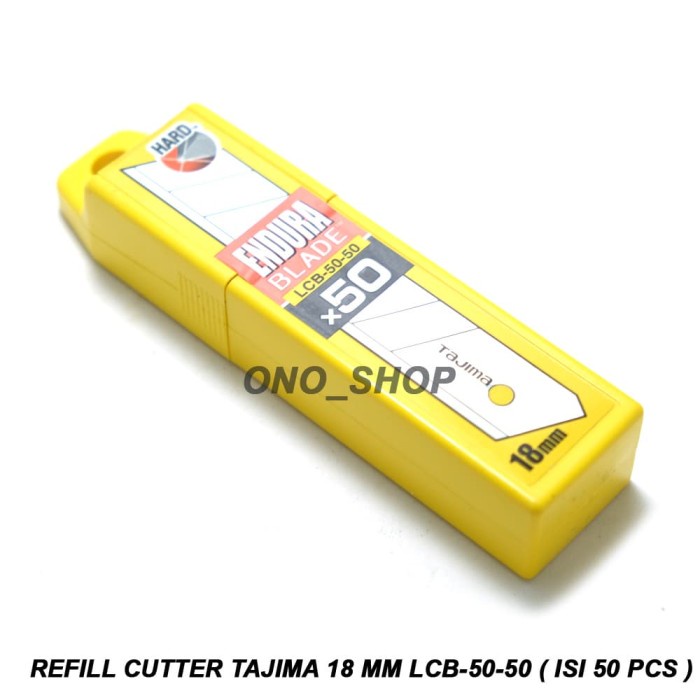 

Refill Cutter Tajima 18 mm LCB-50-50 ( isi 50 Pcs )