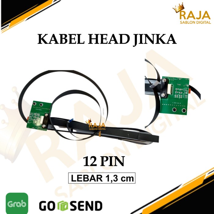 

Kabel Flexible + Board Head Mesin Cutting Jinka 721 & 1351- 12 PIN