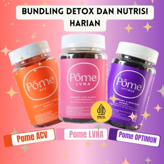 

Pome Cuka Apel ACV LVNA Optimun Immune System Supplement Superfood Gummy Bundling Sistem Imun