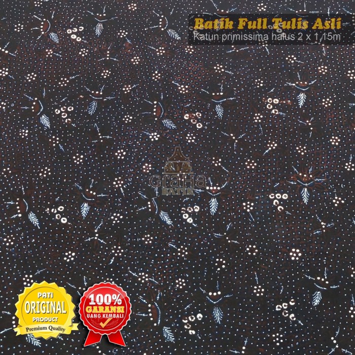 Kain Batik Tulis Asli Katun Bahan Batik Bakaran Pria Wanita Gringsing