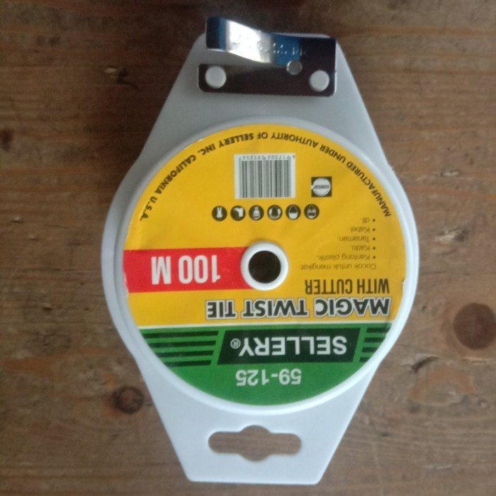 

Tali Pengikat 100 Meter Kabel Kawat y Twist Tie Magic Twister - Bev