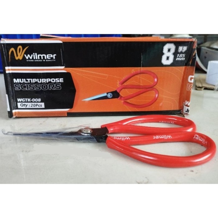 

Gunting Kulit Wilmer 8" Gunting Kodok Gunting Serba Guna 21 Cm - Bev