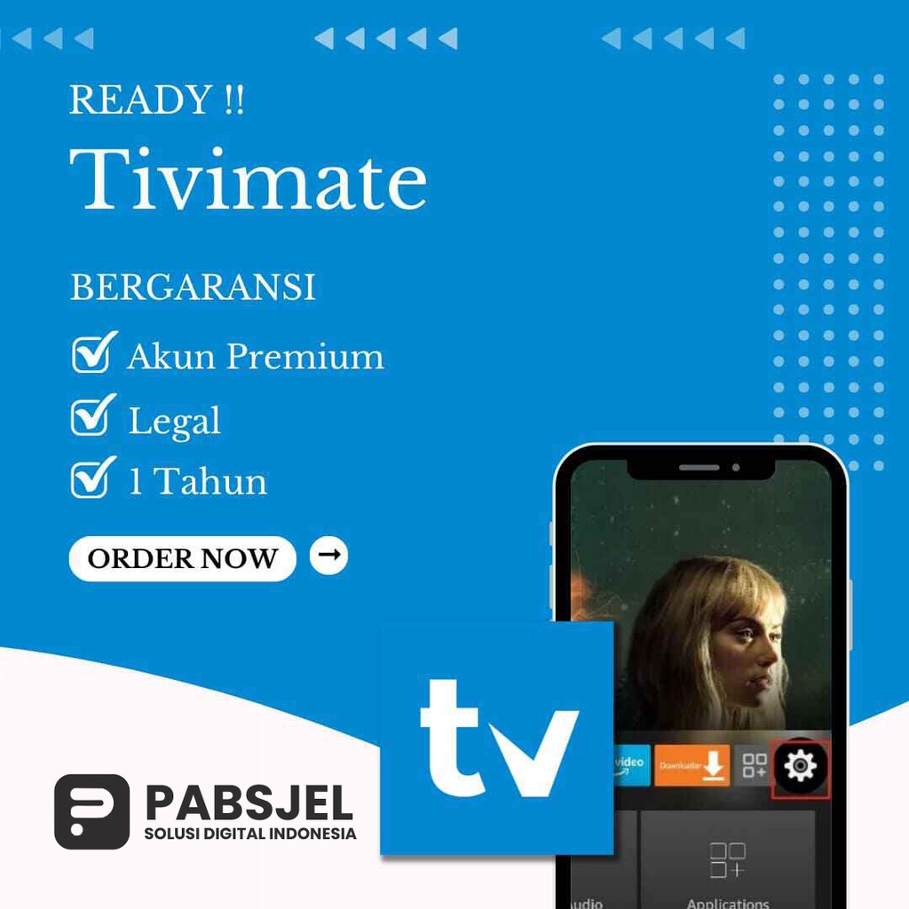 Tivimate Premium Aplikasi Nonton Tv 2600+ Channel Lifetime