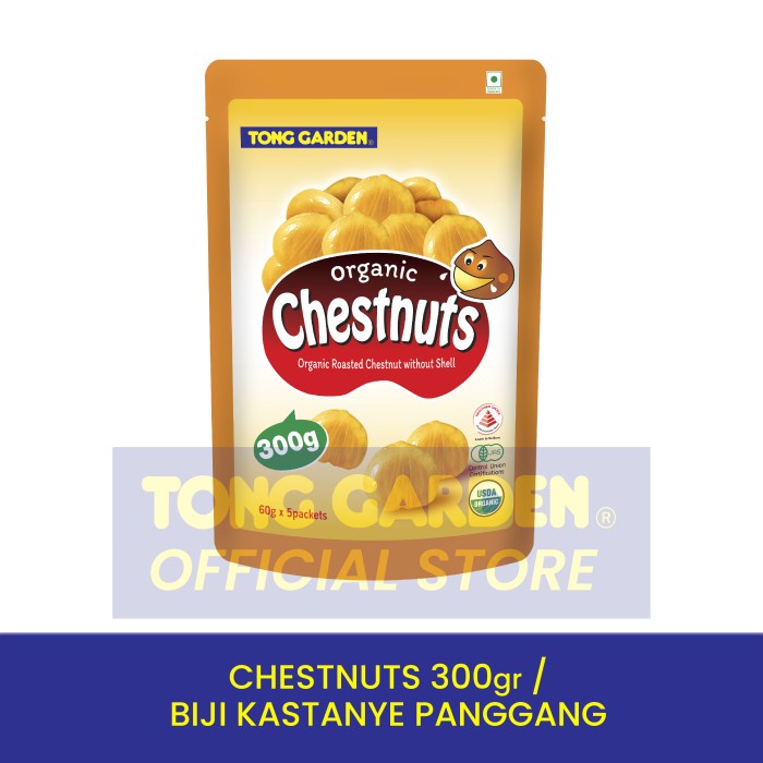 

Tong Garden Chestnut 300g Kacang Kastanye Panggang Organik