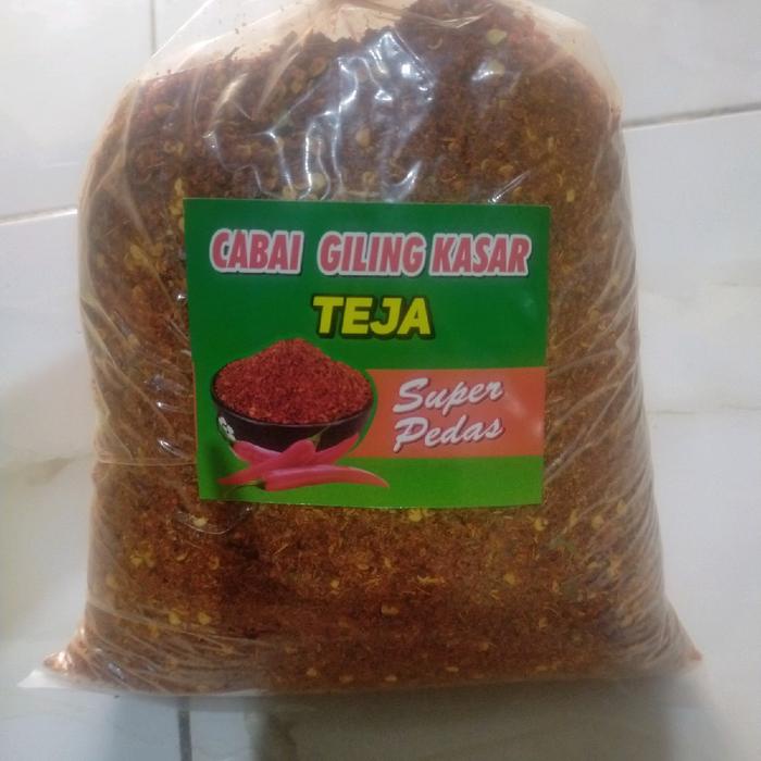 

Cabe bubuk super pedas udah ada rasa manis asin dan gurih 1kg