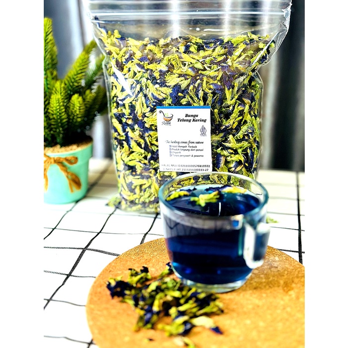 

Teh Bunga Telang 250 gram biru kering premium
