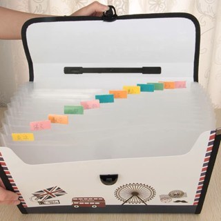 

[LLN89] document folder organizer bag dokumen map A4 expanding slot file