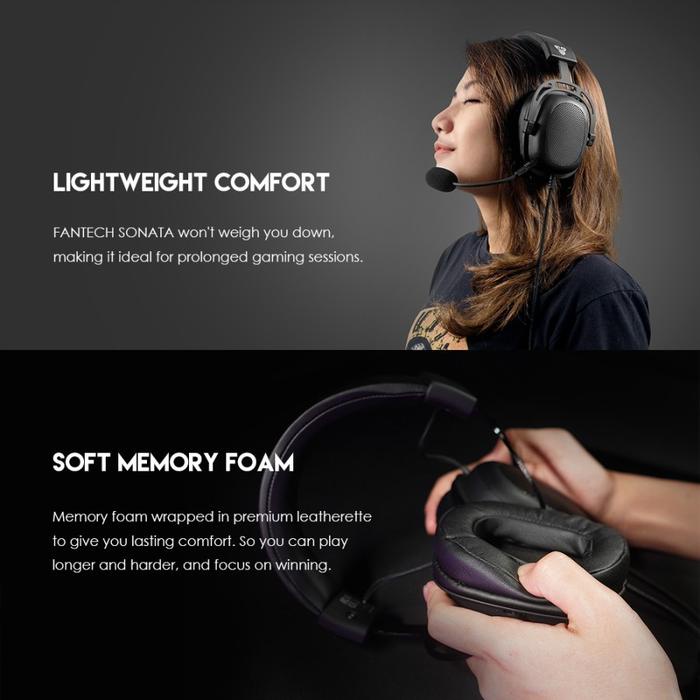 Fantech SONATA MH90 Gaming Headset Multi Platform MH-90 MH 90