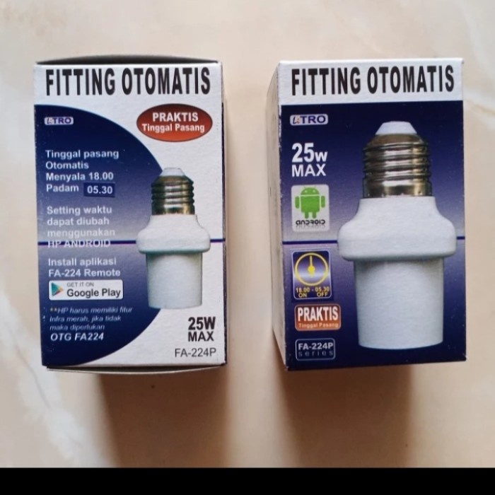FITTING LAMPU dengan TIMER otomatis Terbaru