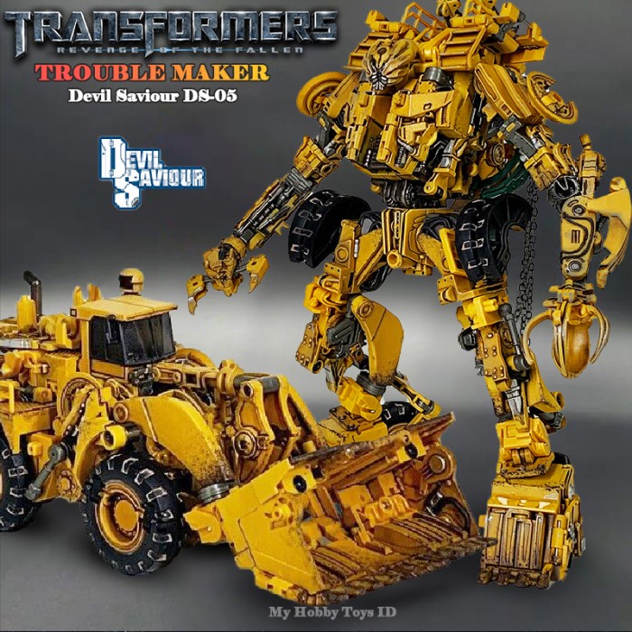 Figure Robot Transformers Devastator Devil Saviour 05 Troublemaker Scrapper