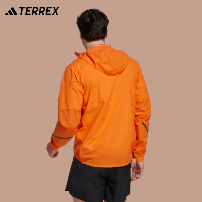 Jacket Outdoor Original Adidas Terrex Lightweight Waterproof Running Hiking Camping Men
