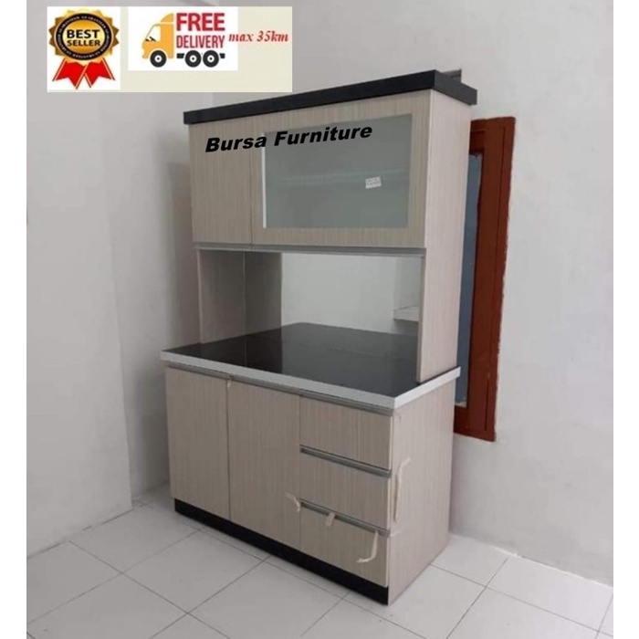 Lemari Sayur/Rak Piring 2 Pintu Minimalis Hpl
