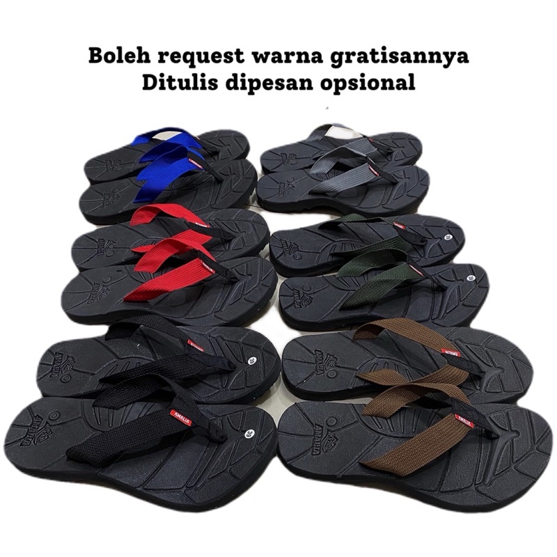 Discount Terbatas Promo Beli 1 Gratis 1 Sandal Gunung Dewasa Pria Wanita Upper Polyster