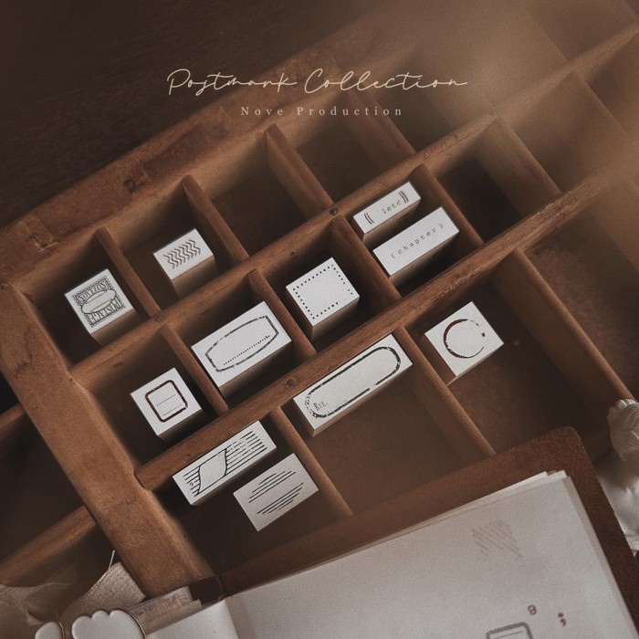

Nove Postmark Rubber Stamp Set