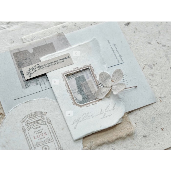 

(1) Jieyanow Atelier Bon Voyage! Rubber Stamp