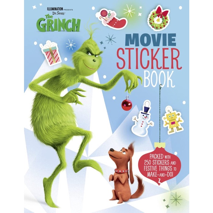 

TERLARIS! Movie Sticker Book - Illumination Present Dr.Seus The Grinch