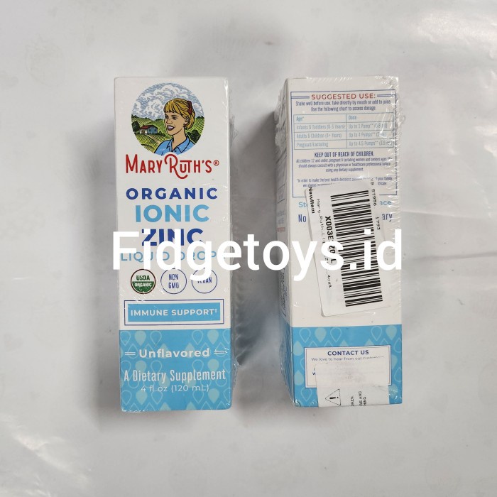 

Mary Ruth's Supplements Immune Support Ionic Zinc for Kids & Adults