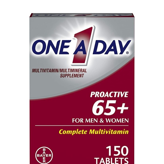 

One A Day 65+ for Men and Women. immune, jantung