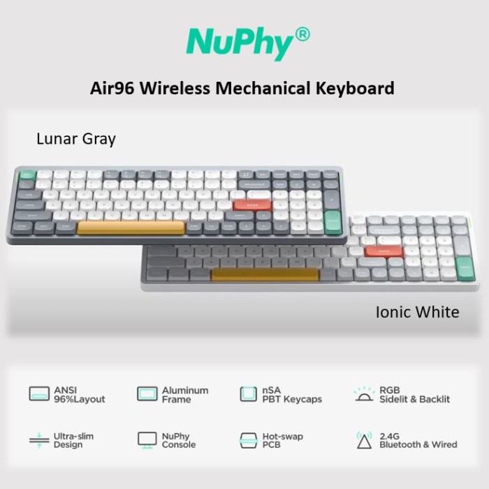Nuphy Air96 Wireless Mechanical Keyboard