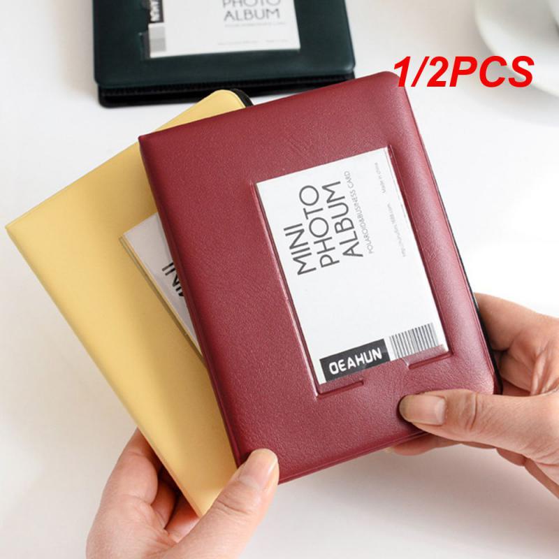 

1/2PCS 64Pockets Mini Instant Photo Album Picture Case For Fujifilm Instax Mini Film 7s 8 25 50s 90
