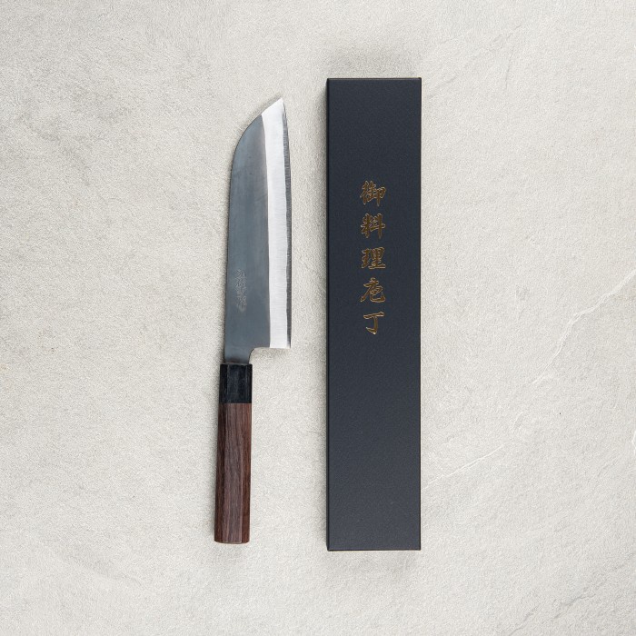 JAPANESE KNIFE YOSHIDA HAMONO ZDP189 KUROUCHI SANTOKU 180MM