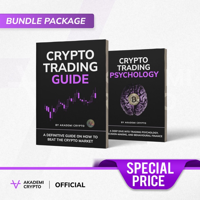 Buku Akademi Crypto I [Bundling] Crypto Trading Guide + Crypto Trading Psychology I Buku Crypto
