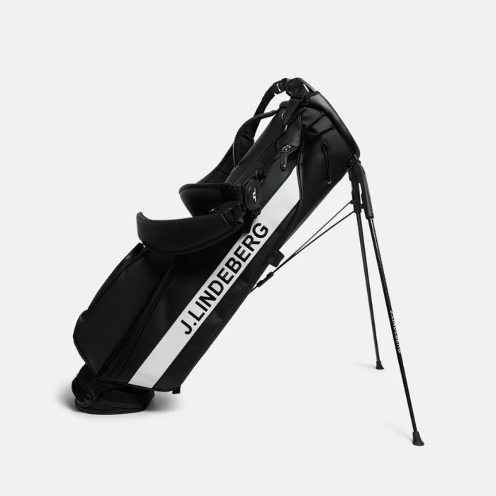 TERBARU Tas golf stand bag Sunday bag JL JLindeberg Saturday Bag JL Black