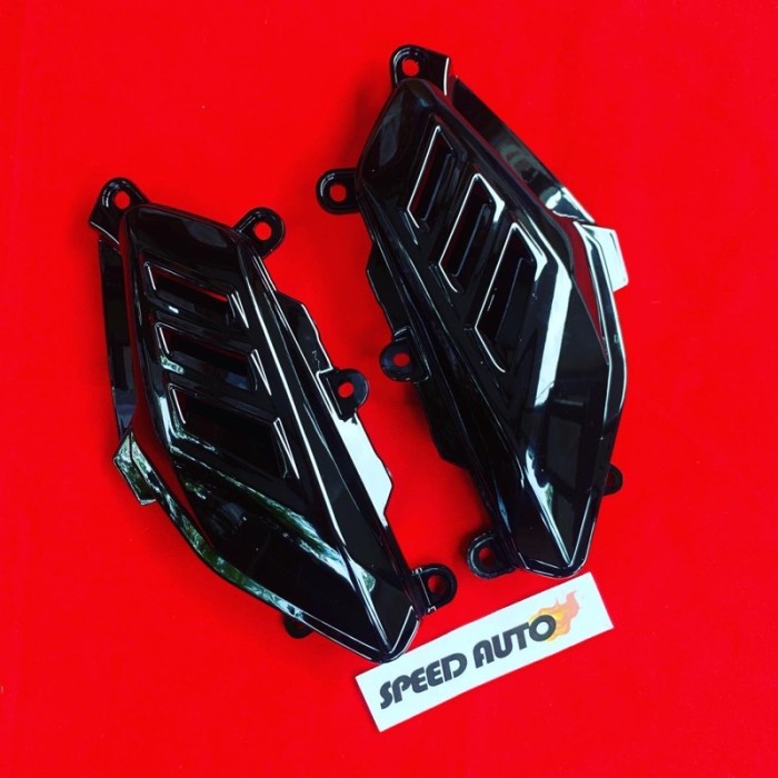 Cover Body Samping Sirip Hiu Hitam Glossy Nmax Old New