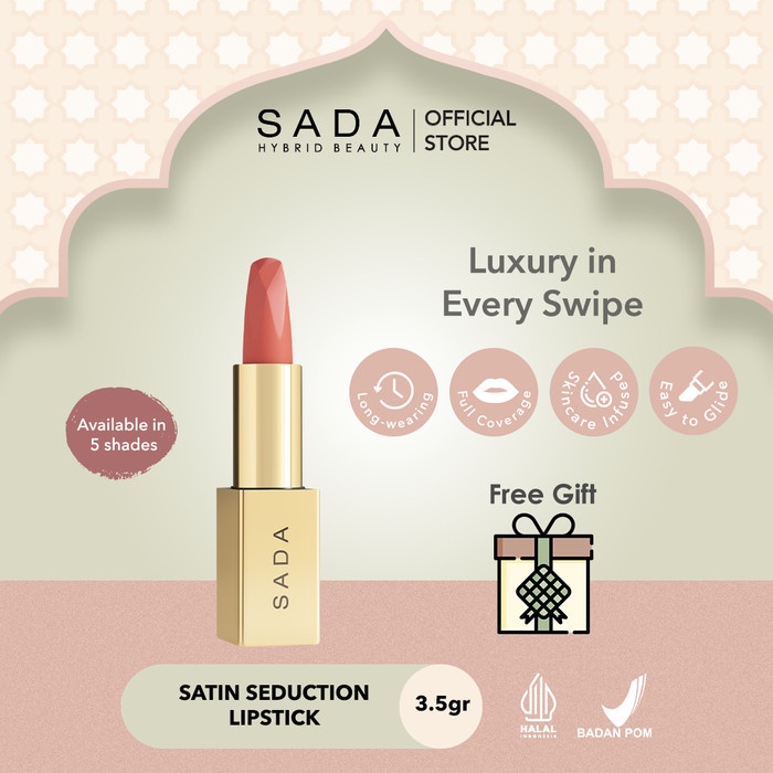 sada satin seduction lipstick [kualitas terbaik]