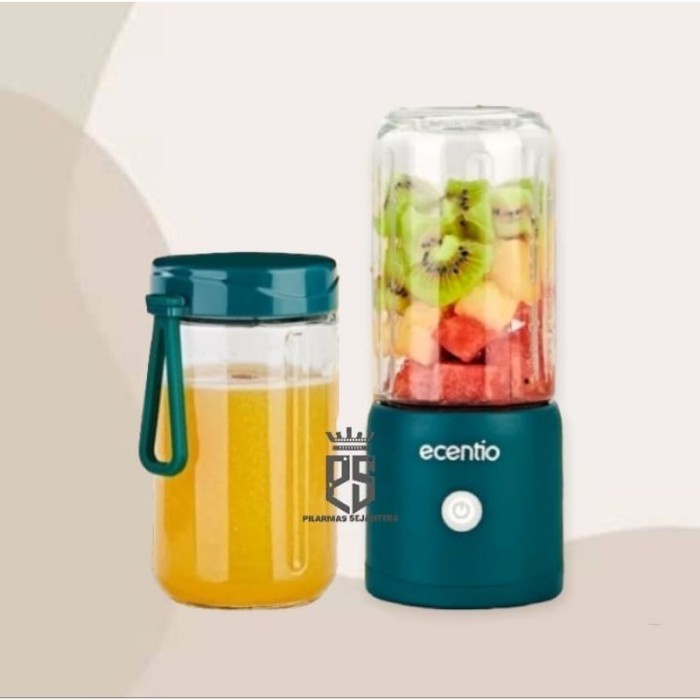 Blender Portable Kaca Ecentio Mini Blender Kaca 380Ml New