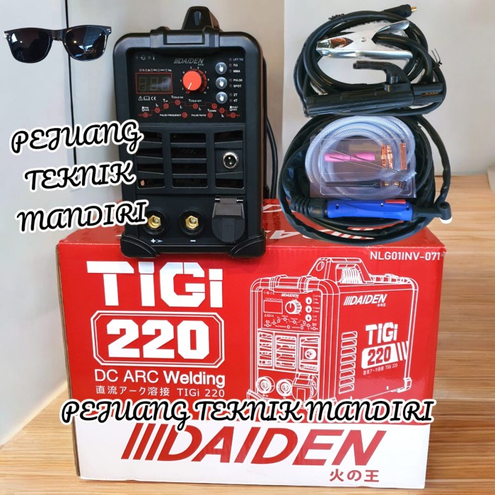 PROMO MESIN LAS ARGON DAIDEN TIGI TIG 220 / TRAFO LAS ARGON DAIDEN TIGI TIG 220 200 A