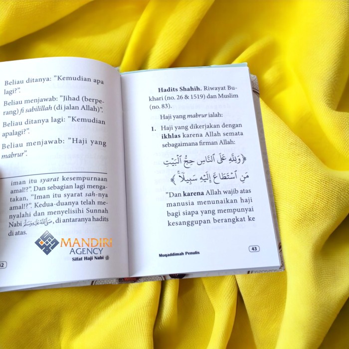 

Buku Sifat Haji Nabi Atau Manasik Haji Dan Umrah - Ustadz Abdul Hakim