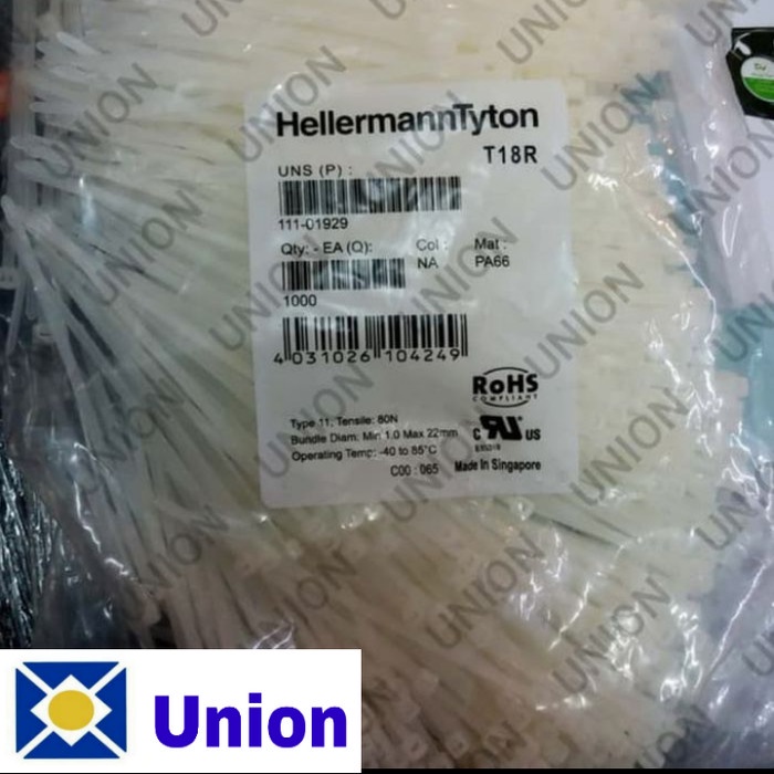 

kabel ties insulok T18R 10cm 1000pcs Kode 591
