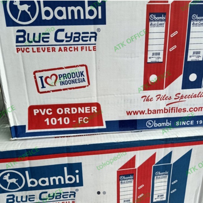 

Ordner Odner Bambi folio 1010 F4 75mm Sedus (12 Pcs) Kode 1004
