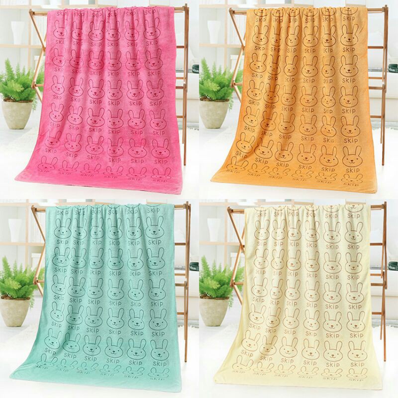 (Serba Serba)Handuk Pengering Dengan Bahan Lembut Antibacterial Handuk Anak Dewasa Karakter Lucu
