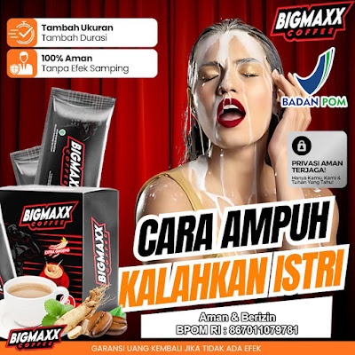 

[Sudah BPOM] BIGMAXX Coffee Kopi Stamina Pria Kuat Tahan Lama Extra Gingseng 100% Ori