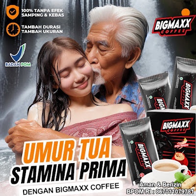 

[Sudah BPOM] BIGMAXX Coffee Kopi Stamina Pria Kuat Tahan Lama Extra Gingseng Ampuh Maksimal