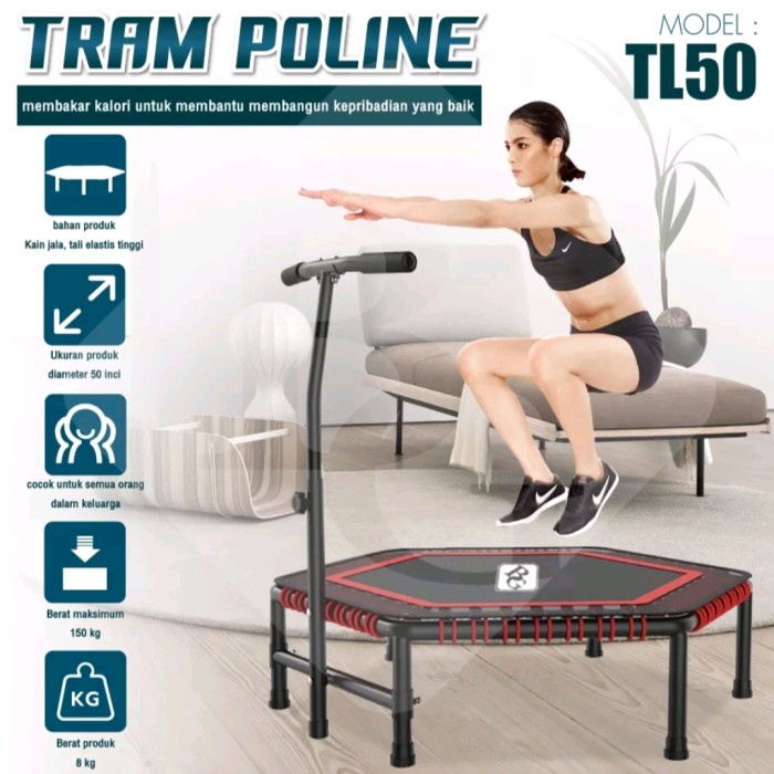 PROMO Trampolin Dewasa Besar Olahraga Lompat