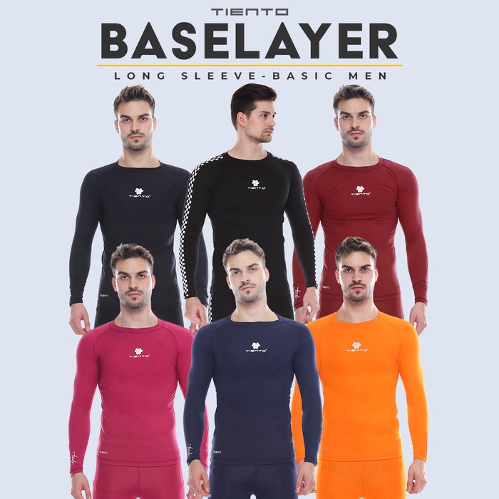 Baselayer Manset Tiento Long Sleeve Black White