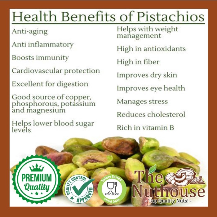 

1kg Pistaio Roasted Salted in Shell 21-25 US Extra no.1 Kacang