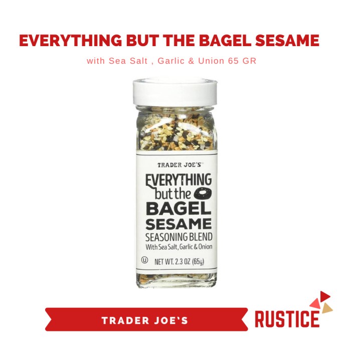 

Trader Joe's Everything But The Bagel Sesame 65 GR