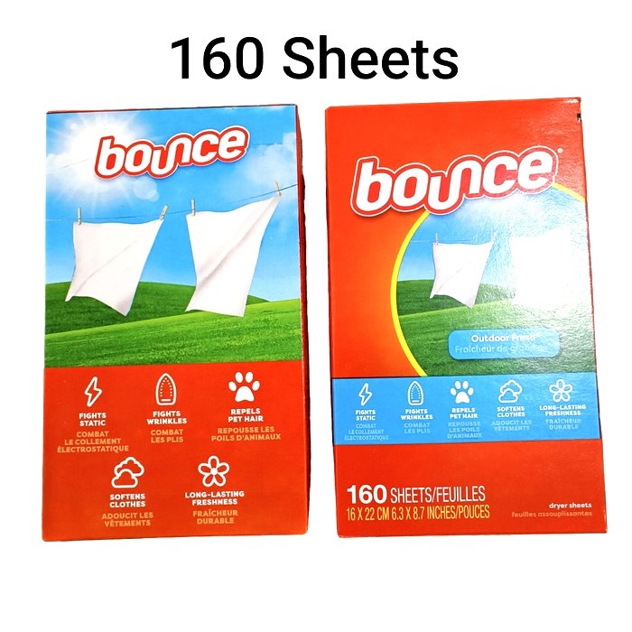 Bounce Dryer Sheets Outdoor Fresh Sheet