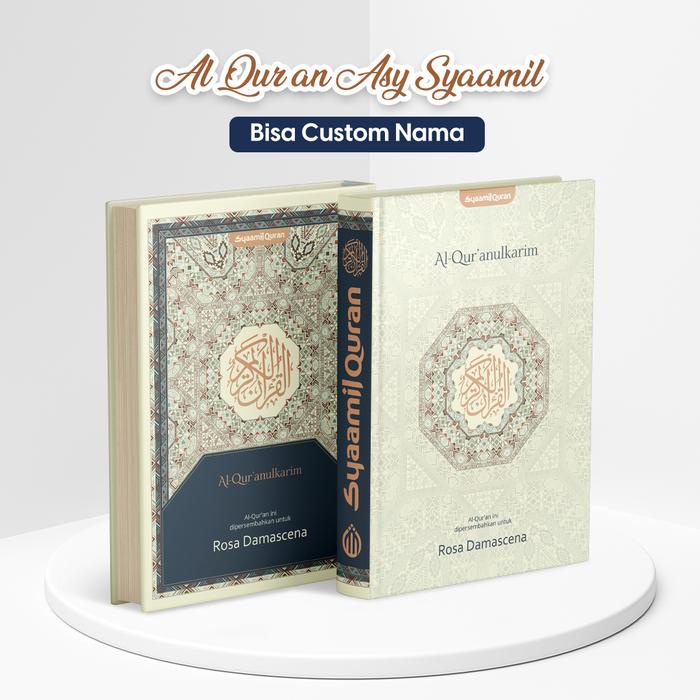 

Ready Alquran Custom Nama Asy Syaamil Pre Order (Lebih Murah) Al Quran Hafalan Per Kata A5
