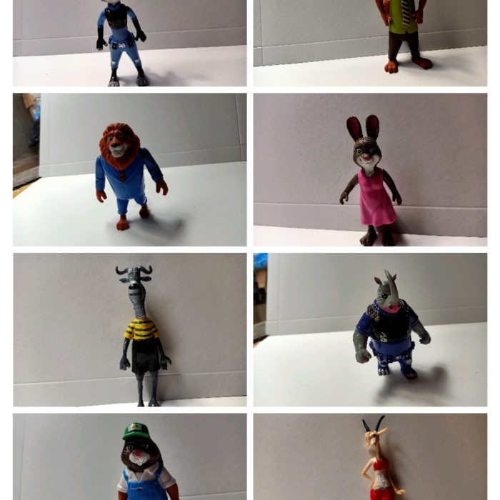 Zootopia cake topper figurine isi 8