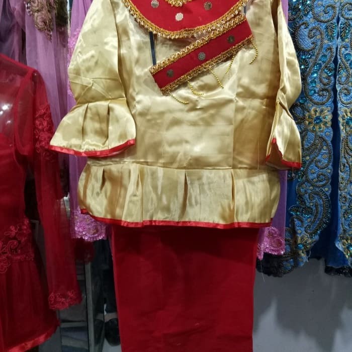 Baju Adat Betawi Cadar Anak // Baju Cadar Betawi Anak L