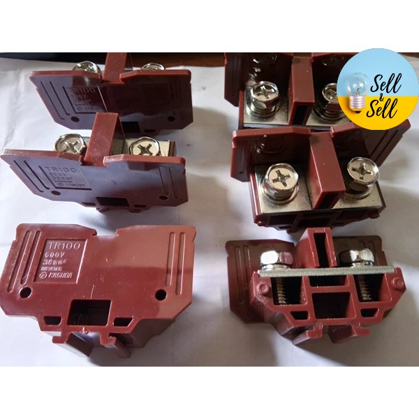 Terminal Block Tr100 Brown Model Kasuga / Terminal Blok Tr 100