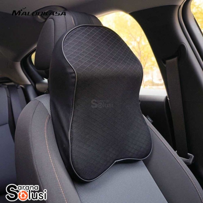 Bantal Leher Kursi Mobil Ergonomis Memory Foam